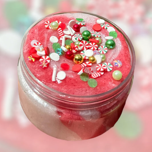 Candy cane slime